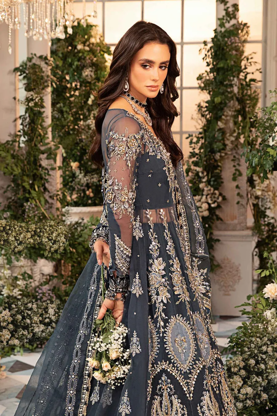 Maria.B | Embroidered Organza Suit '24 | MBD-2901