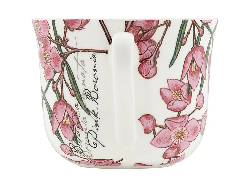 Maxwell & Williams Royal Botanic Gardens Australian Botanics Breakfast Cup & Saucer 450ML Boronia Gift Boxed