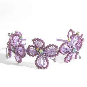 Meadows & Dreams butterfly handmade luxury crystal headband for kids