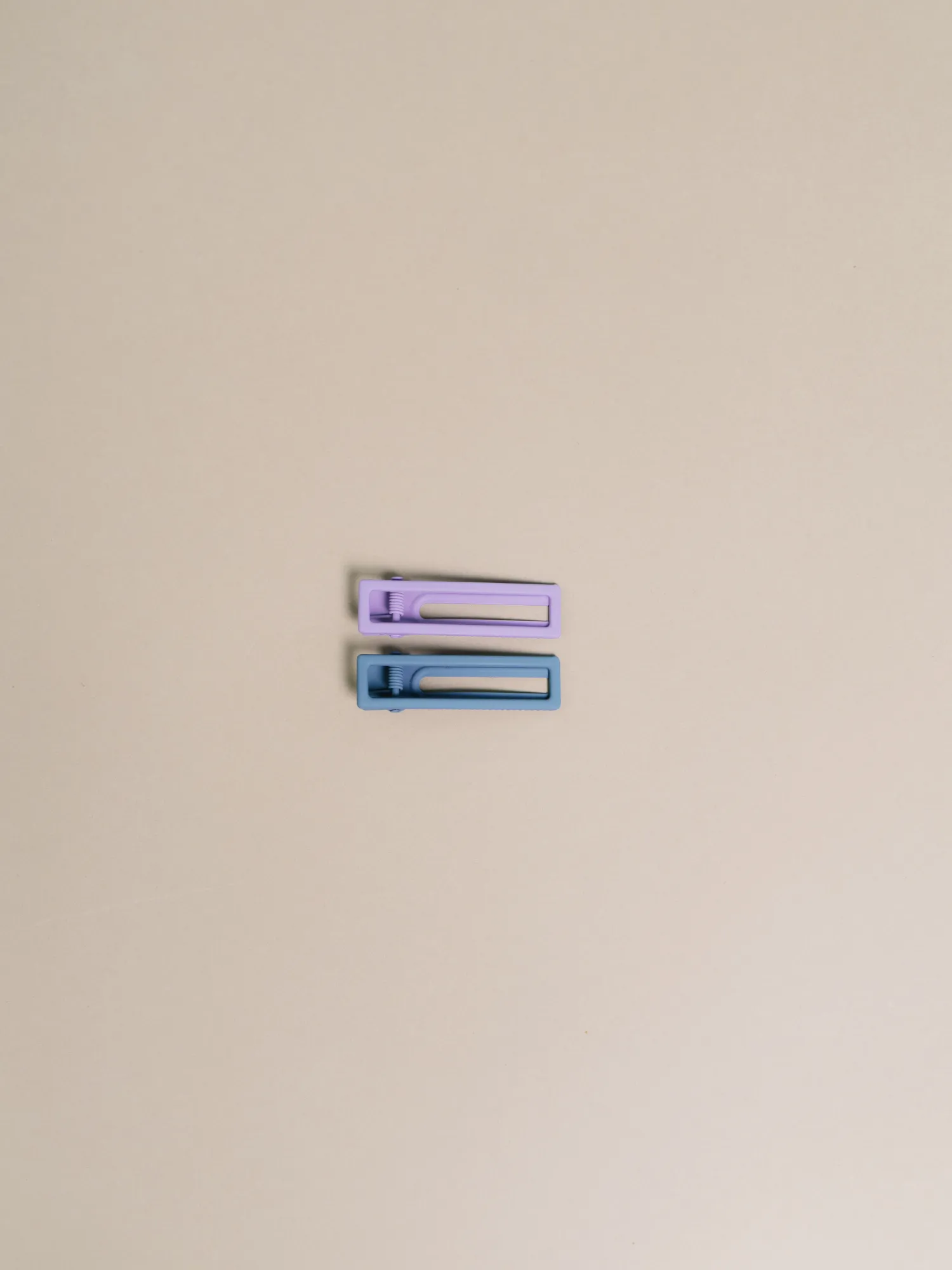 Metal Hair Clips Set of 2 | Bone