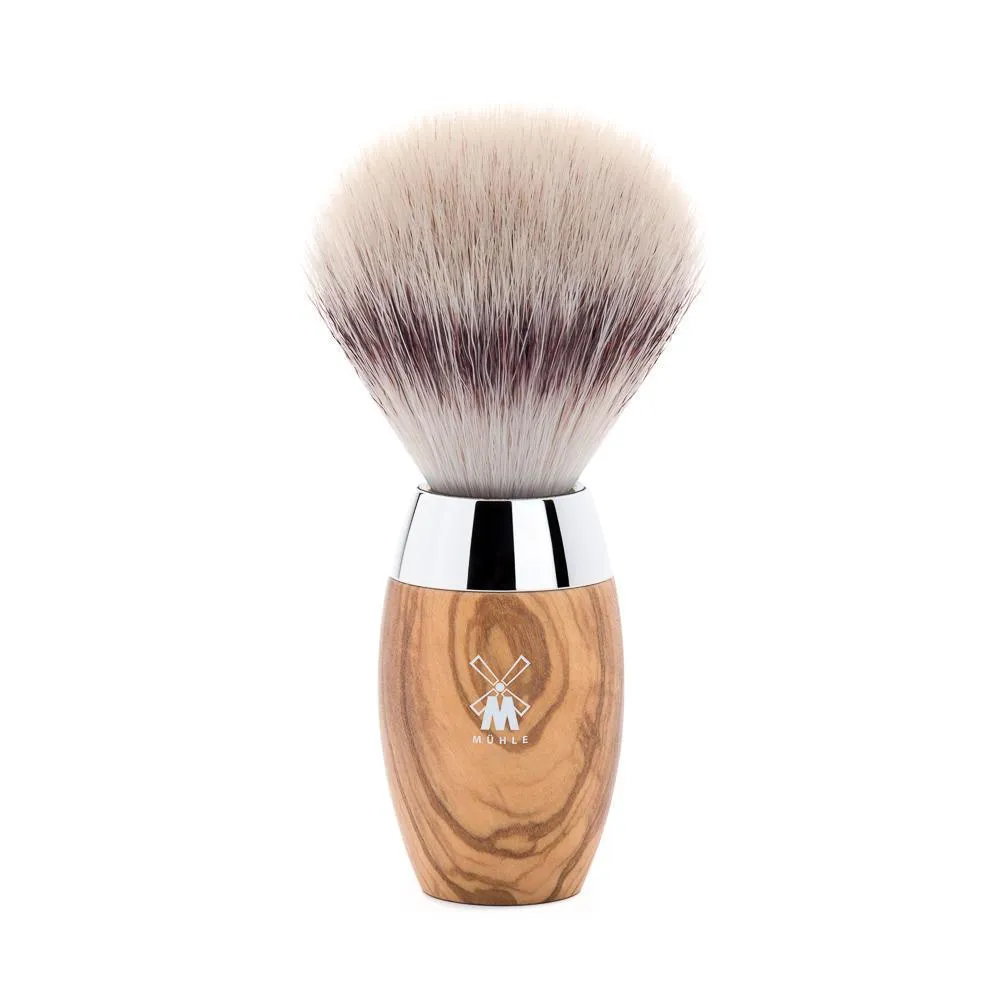 MÜHLE KOSMO Shaving Brush, Silvertip Fibre, Olive Wood