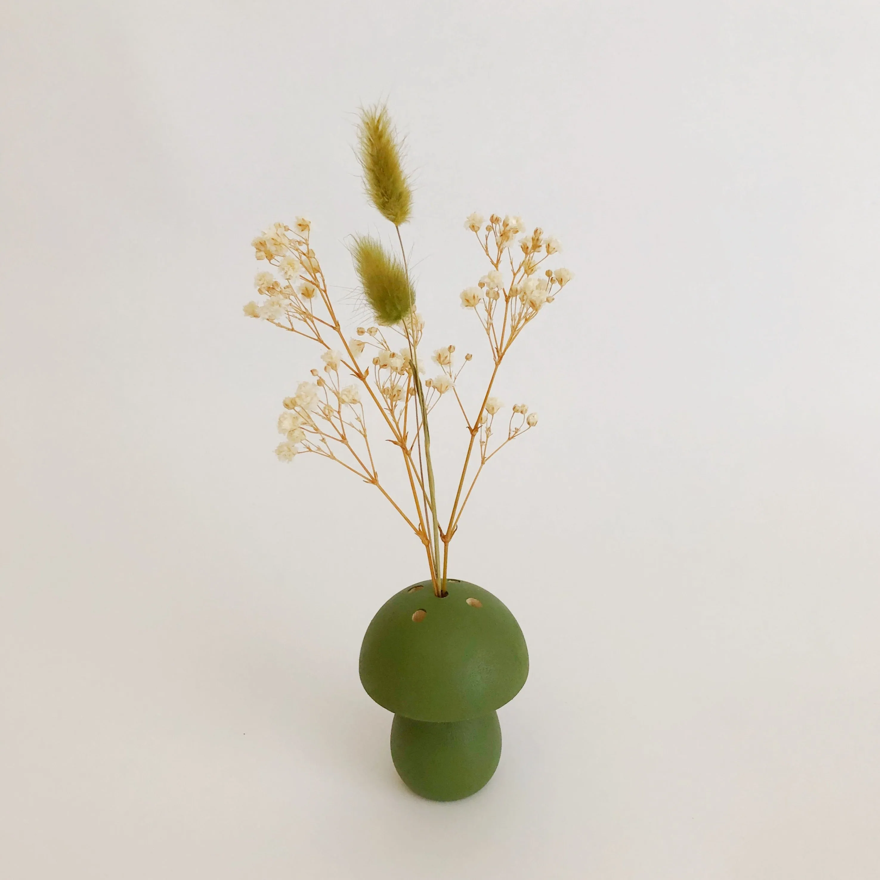 Mini Mushroom Vase - Painted Base