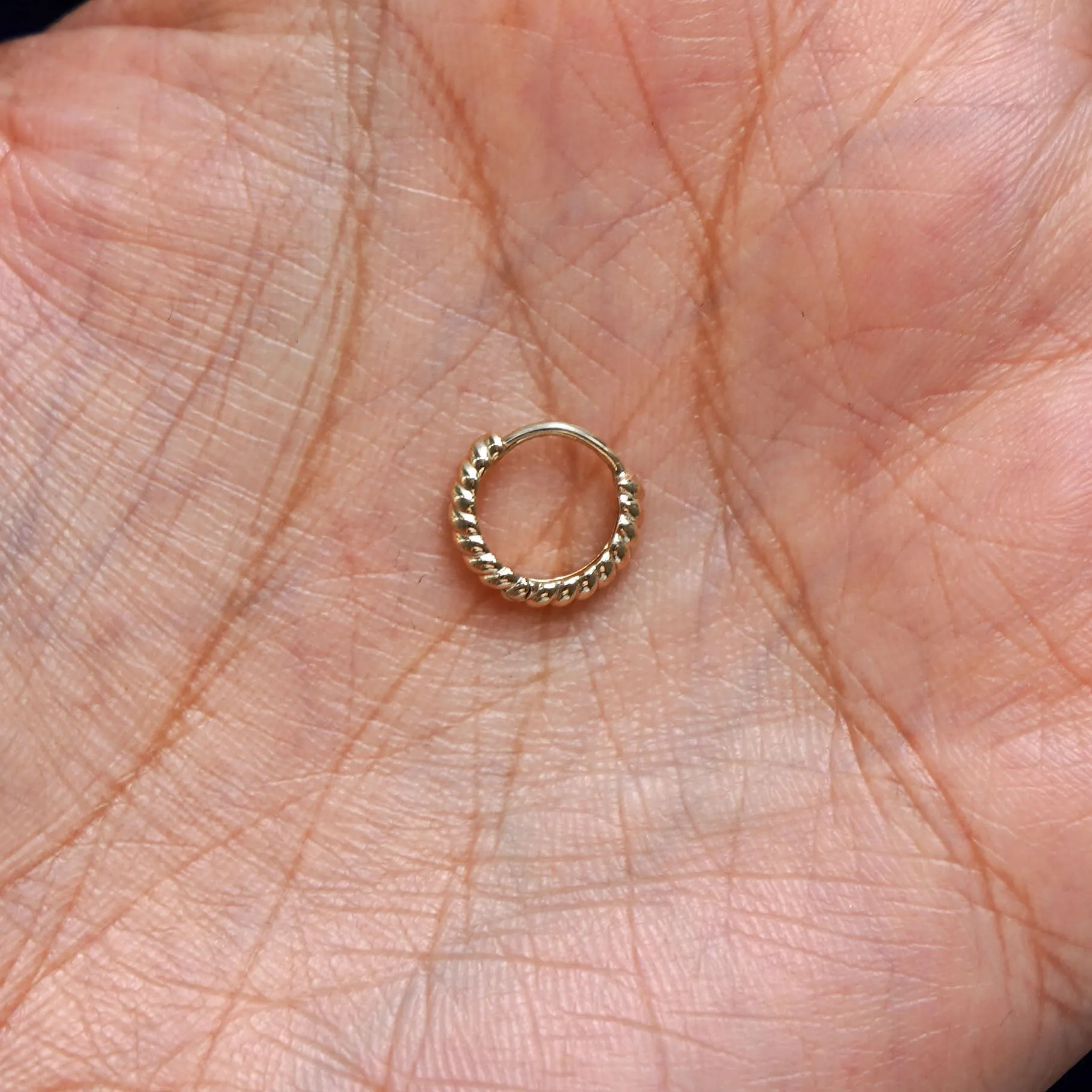 Mini Rope Huggie Hoops
