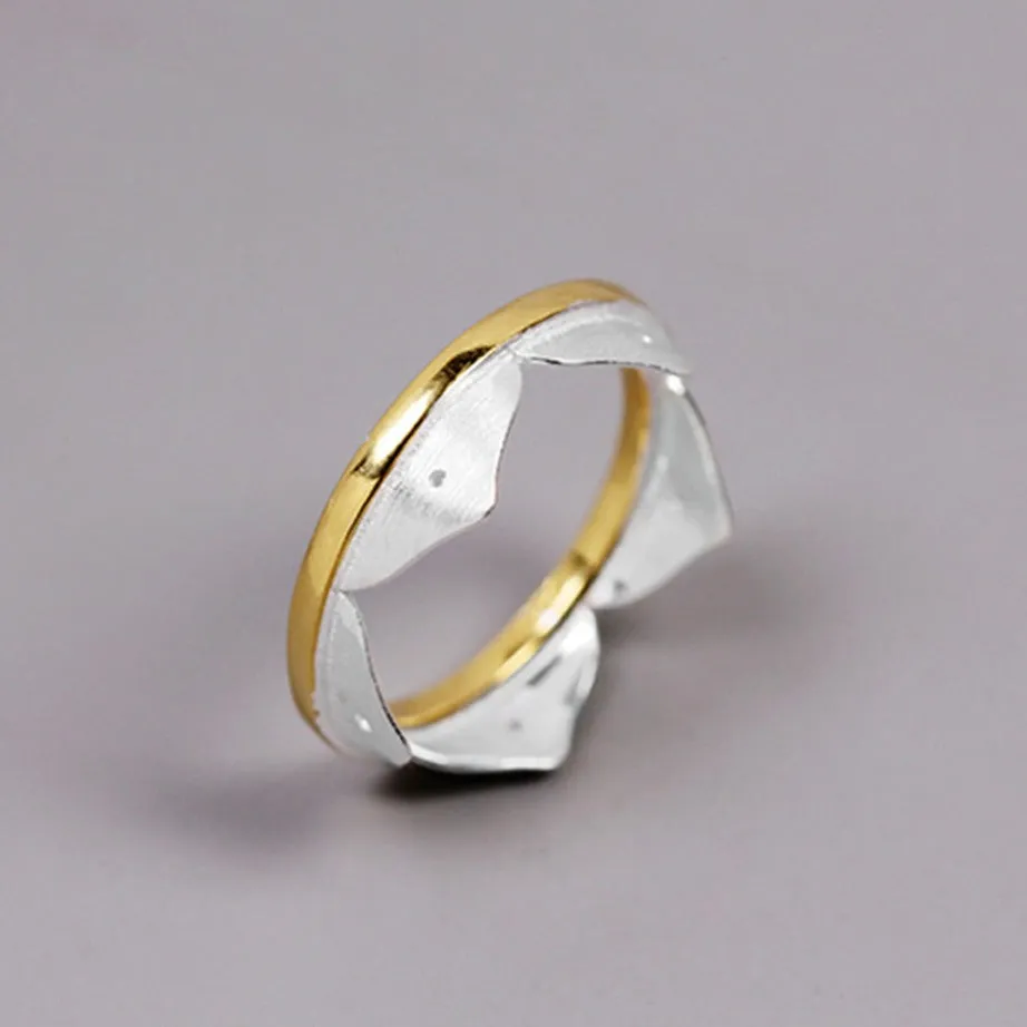 Minimalist Lotus Flower Ring