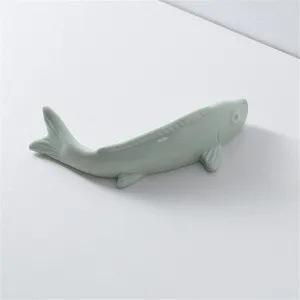 Minimalist Shark Shape Ceramic Flower Holder