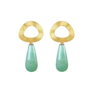 Minimalist Uneven Geometric Shape Dangle Earrings