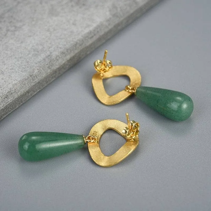 Minimalist Uneven Geometric Shape Dangle Earrings