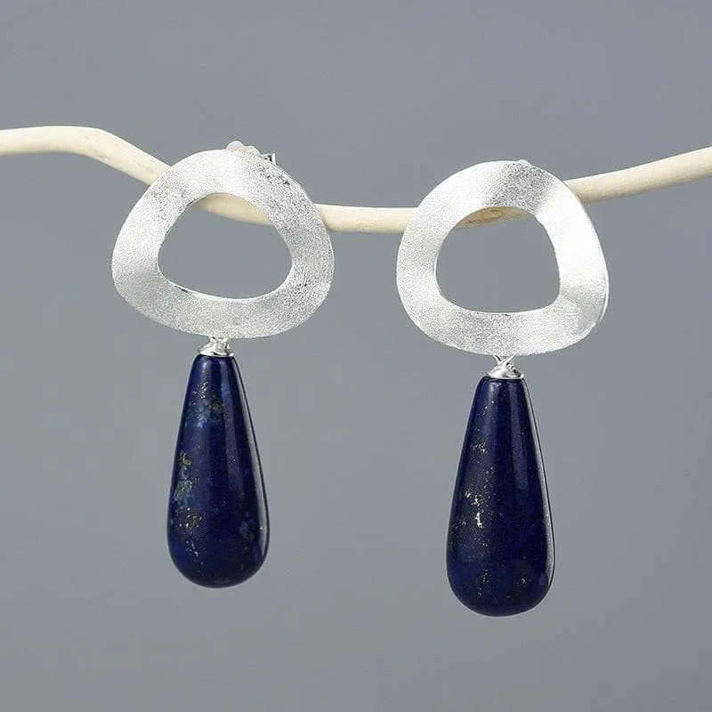 Minimalist Uneven Geometric Shape Dangle Earrings