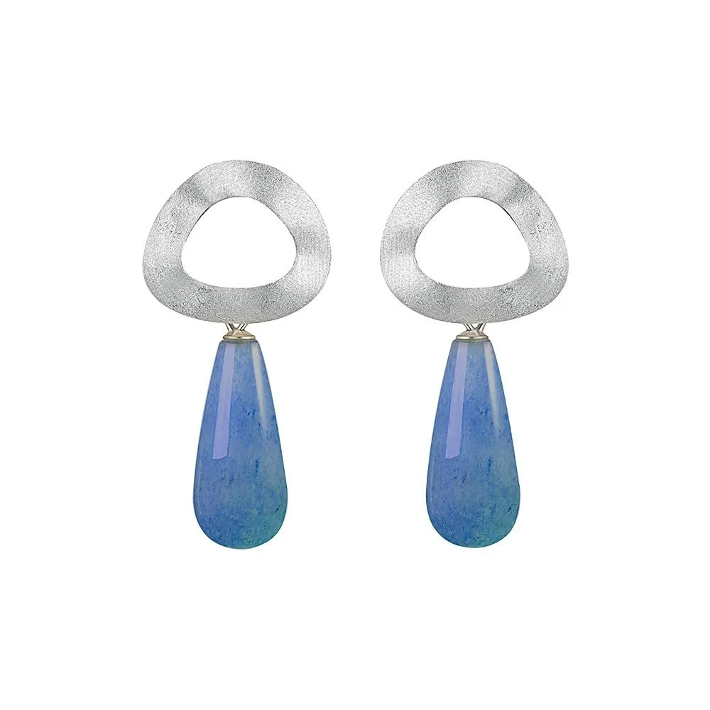 Minimalist Uneven Geometric Shape Dangle Earrings