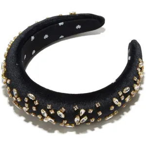 Mixed Shape Padded Headband Jet