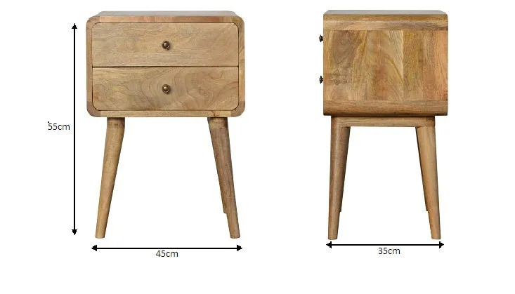 MODAL solid wood bedside table