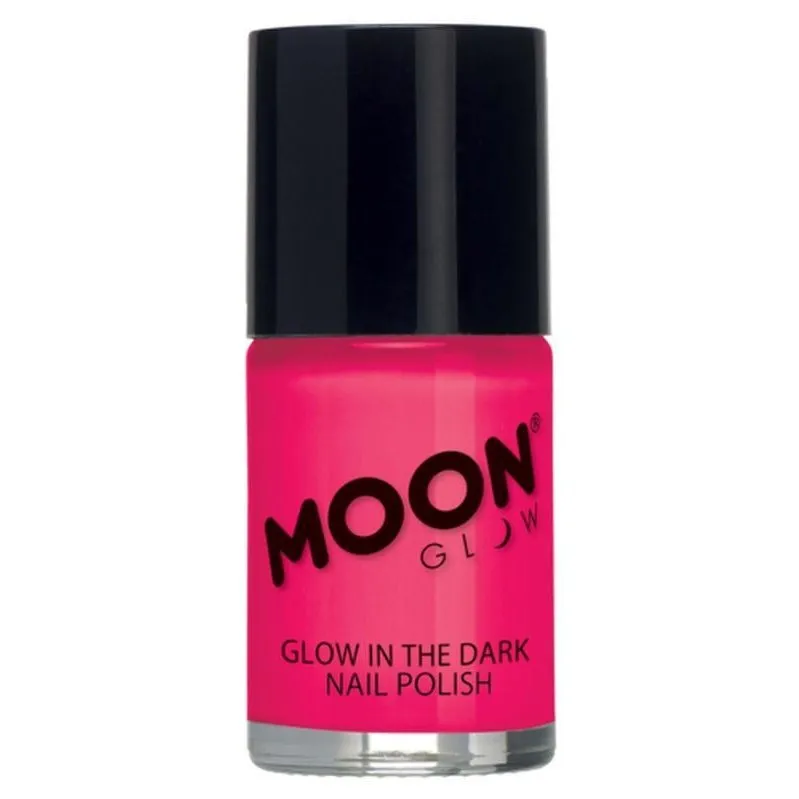Moon Glow Glow In The Dark Nail Polish, Pink