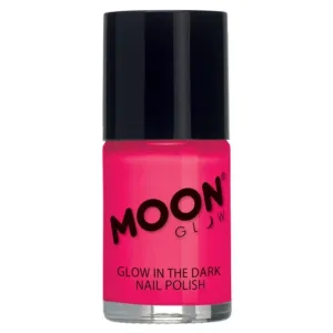 Moon Glow Glow In The Dark Nail Polish, Pink