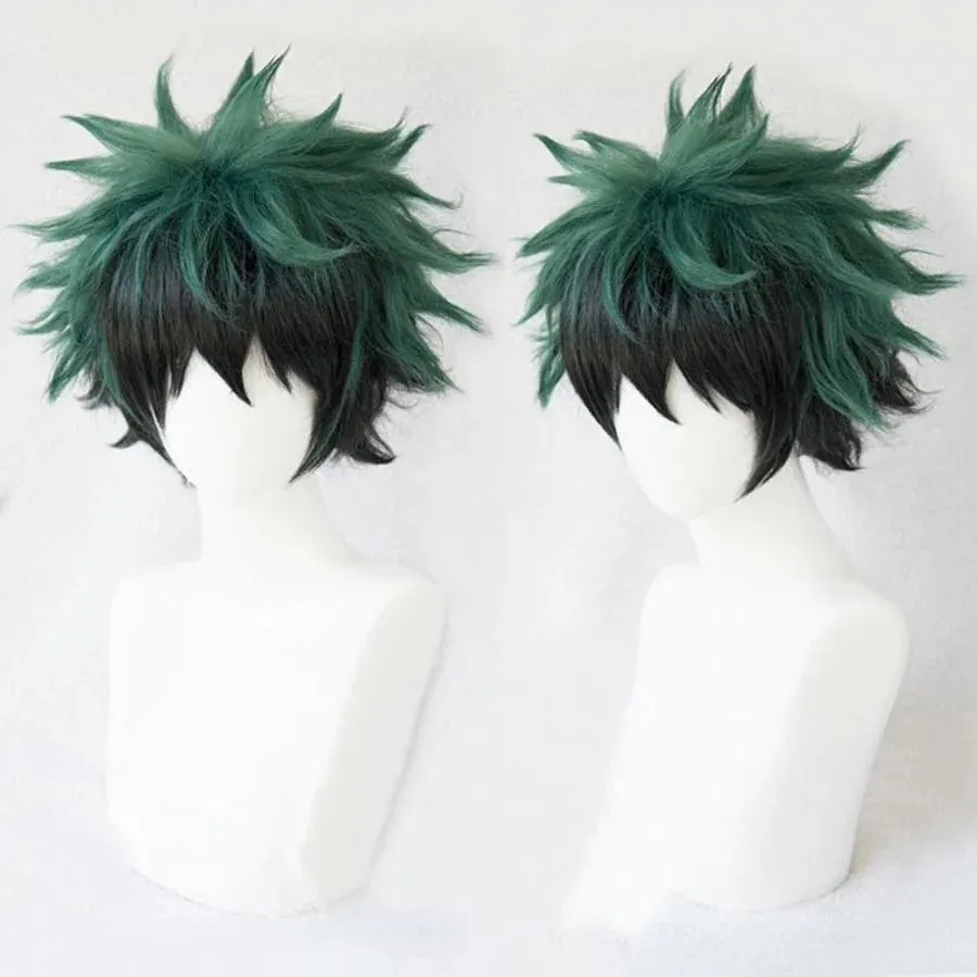 My Hero Academia Boku no Hiro Akademia Izuku Midoriya Cosplay Wig mp005651