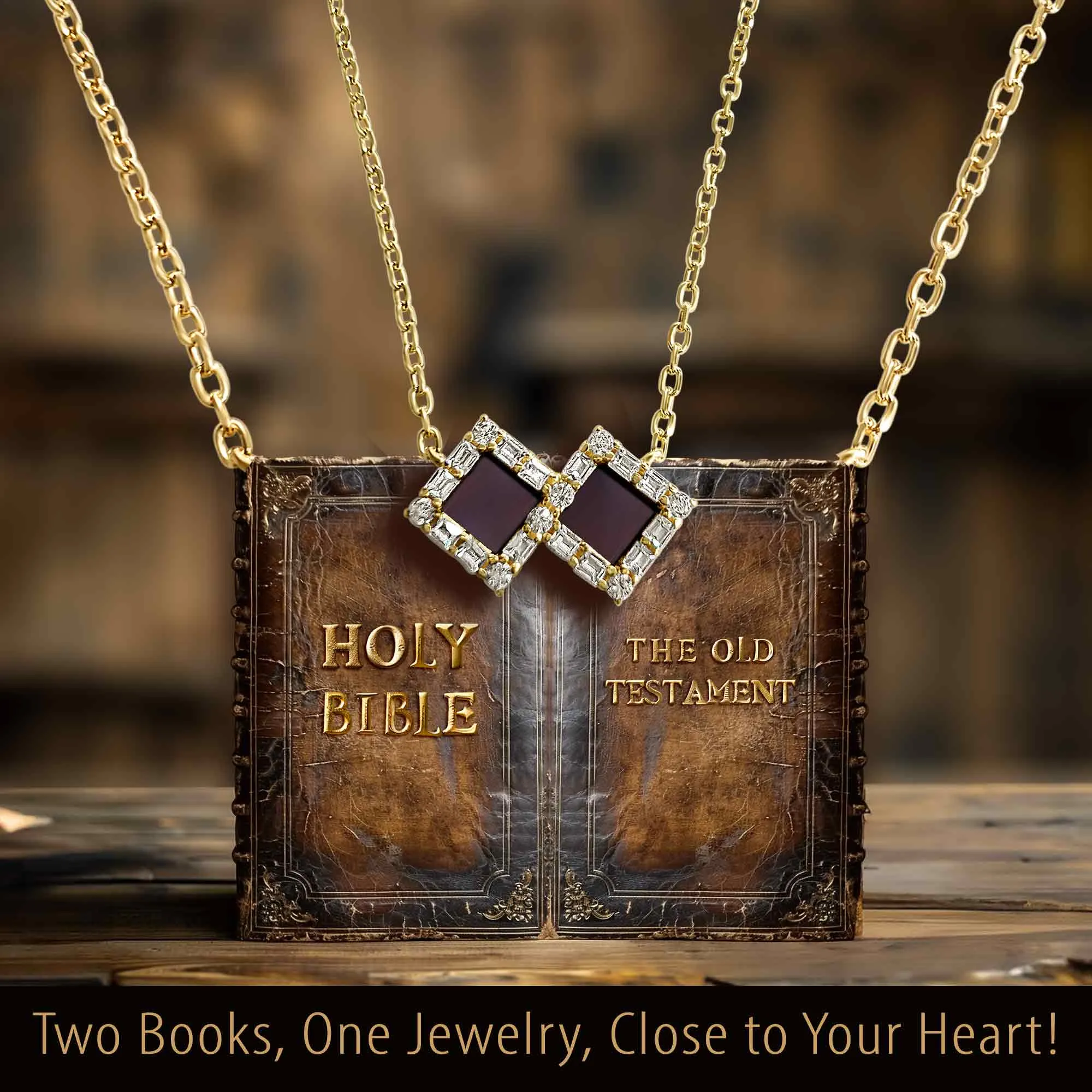 Nano Bible Necklace: Old & New Testaments - Full Truth Pendant