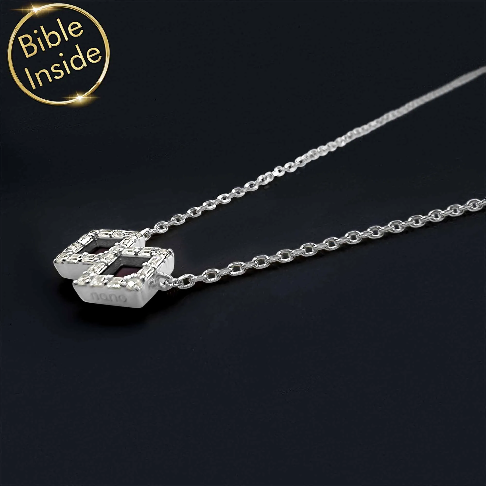 Nano Bible Necklace: Old & New Testaments - Full Truth Pendant
