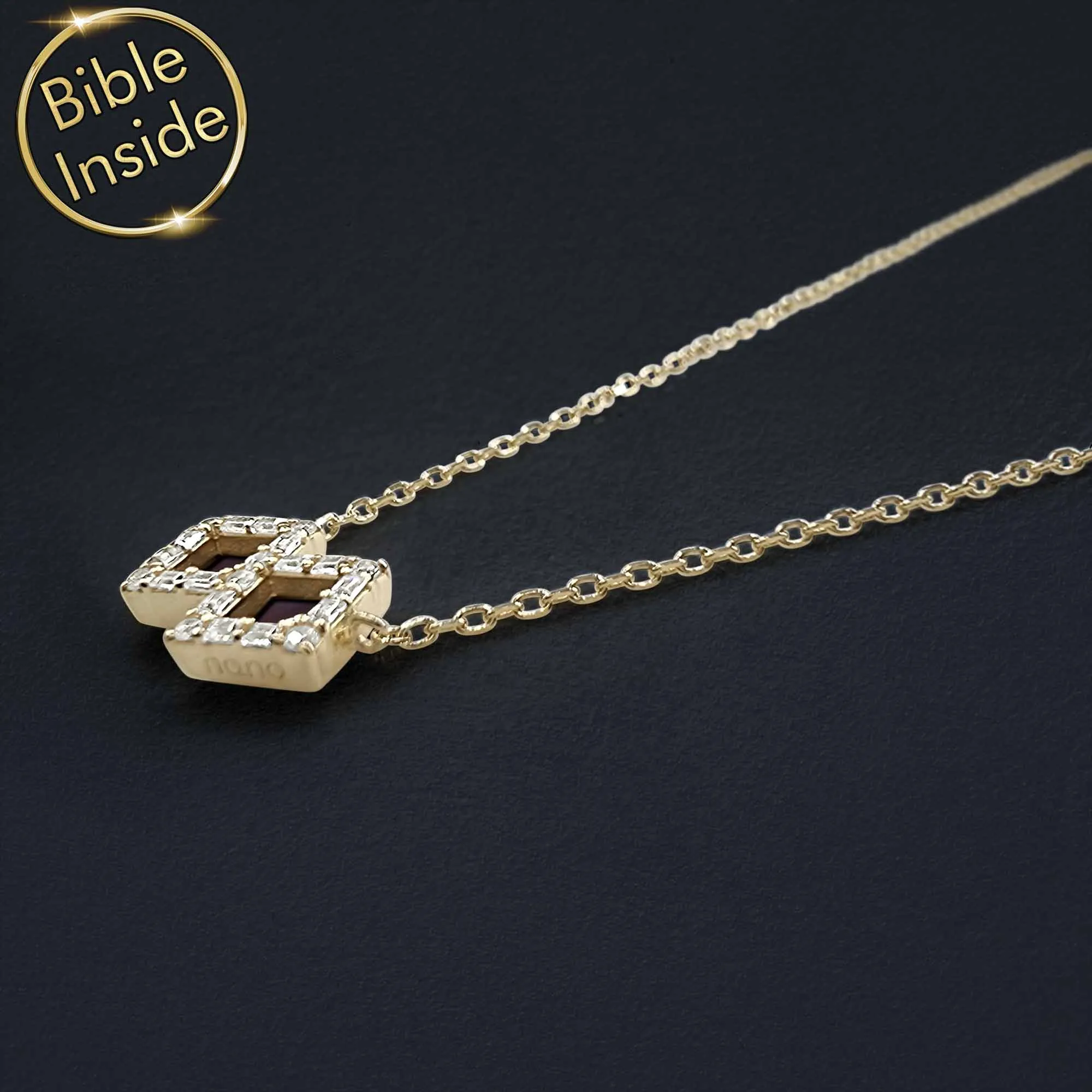 Nano Bible Necklace: Old & New Testaments - Full Truth Pendant