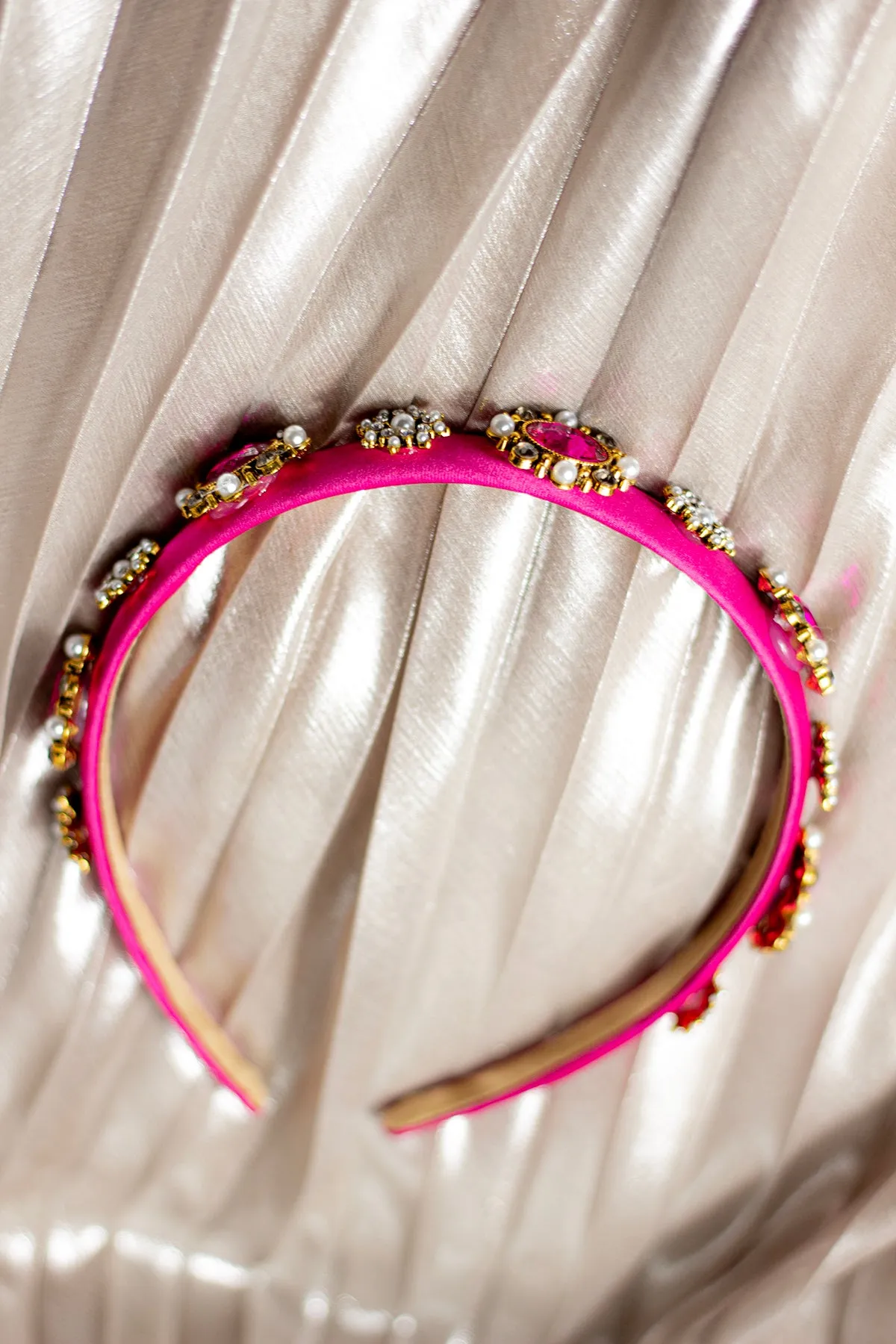 Narrow Jewel Diamante Headband