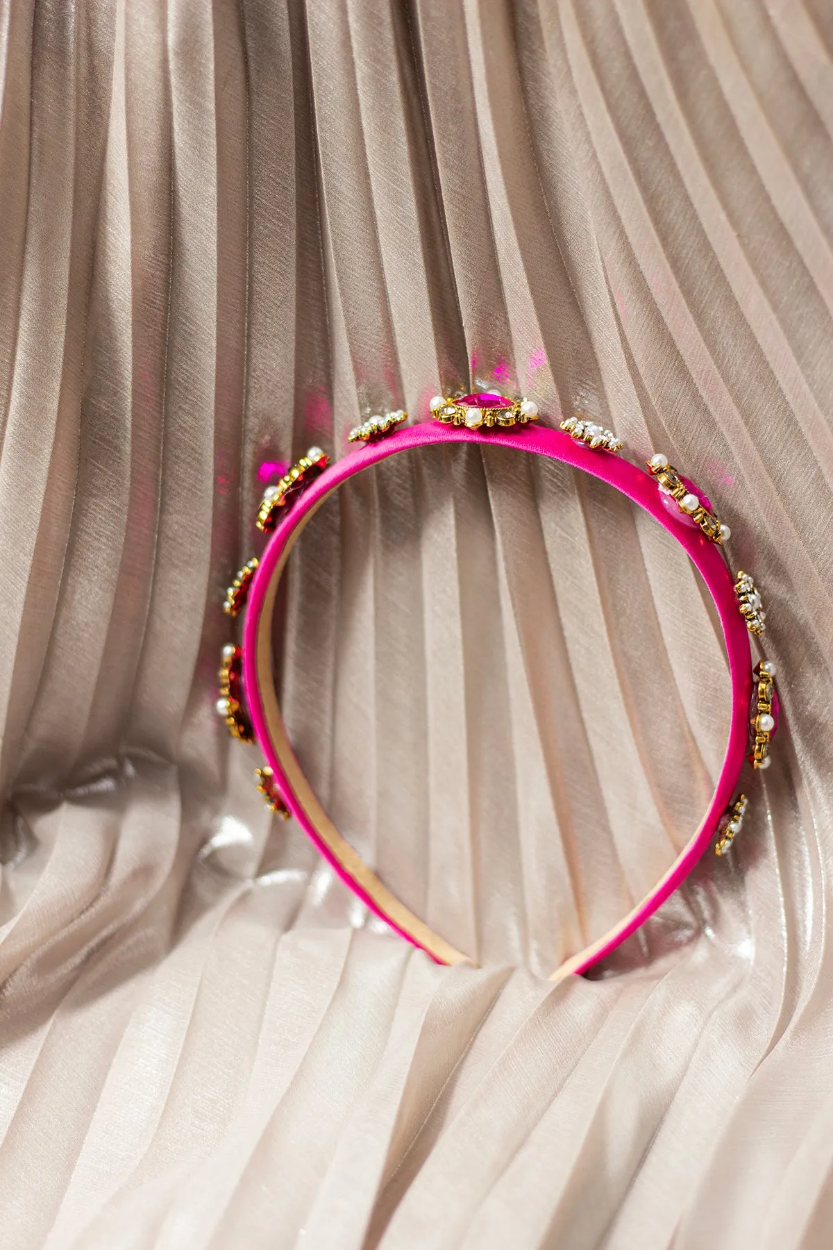 Narrow Jewel Diamante Headband