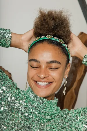 Narrow Jewel Diamante Headband