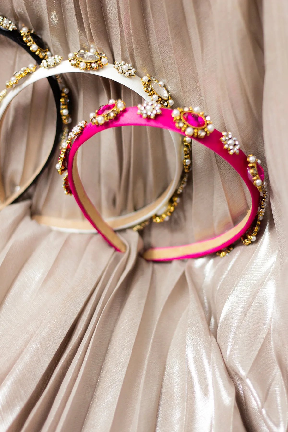 Narrow Jewel Diamante Headband