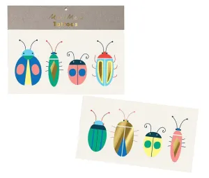 Neon Bugs Large Tattoos