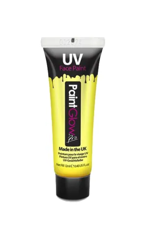 Neon Yellow UV Face and Body Paint