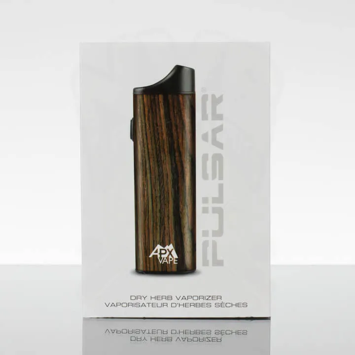 New sealed PULSAR APX V2 DRY HERB VAPORIZER KIT - WOODGRAIN!