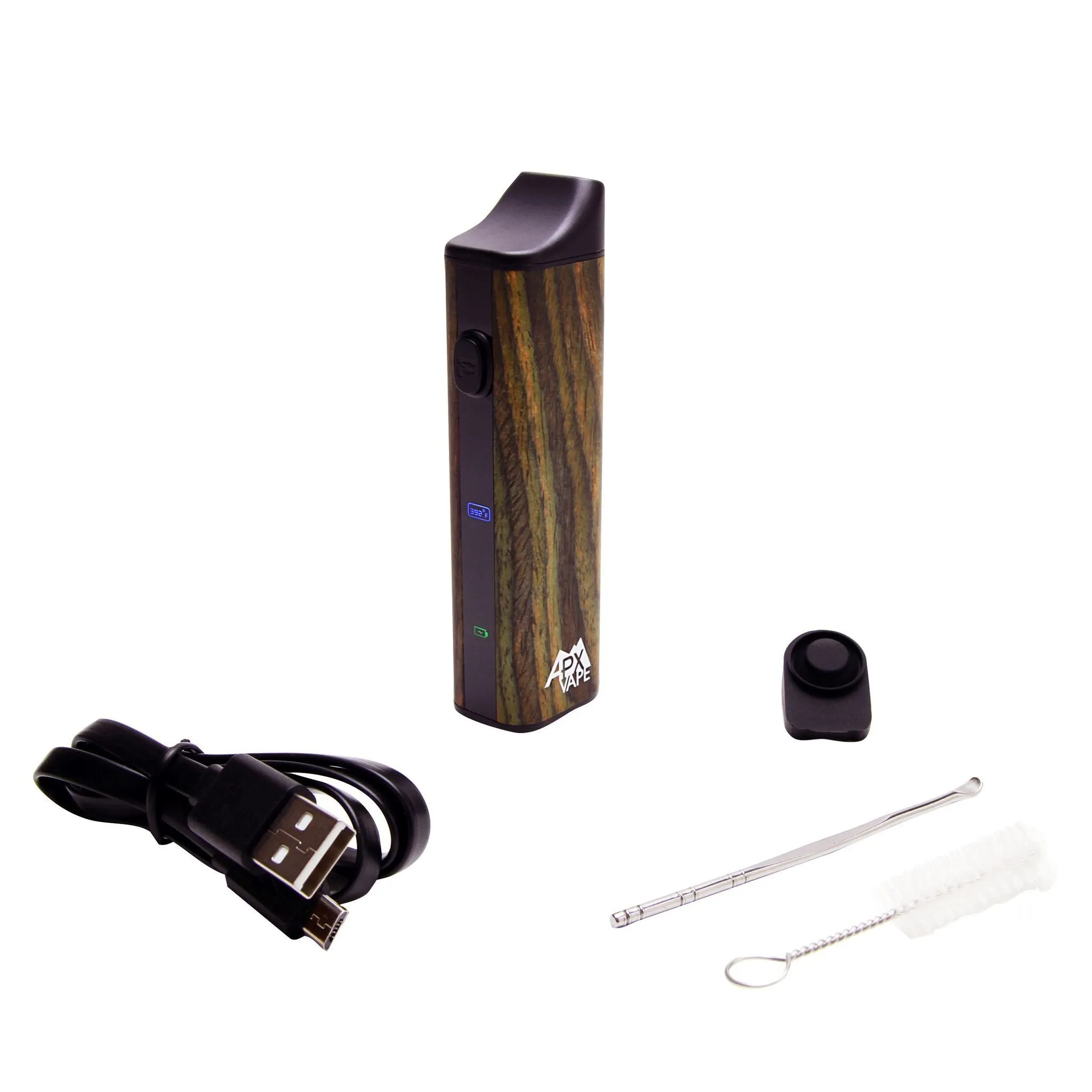 New sealed PULSAR APX V2 DRY HERB VAPORIZER KIT - WOODGRAIN!