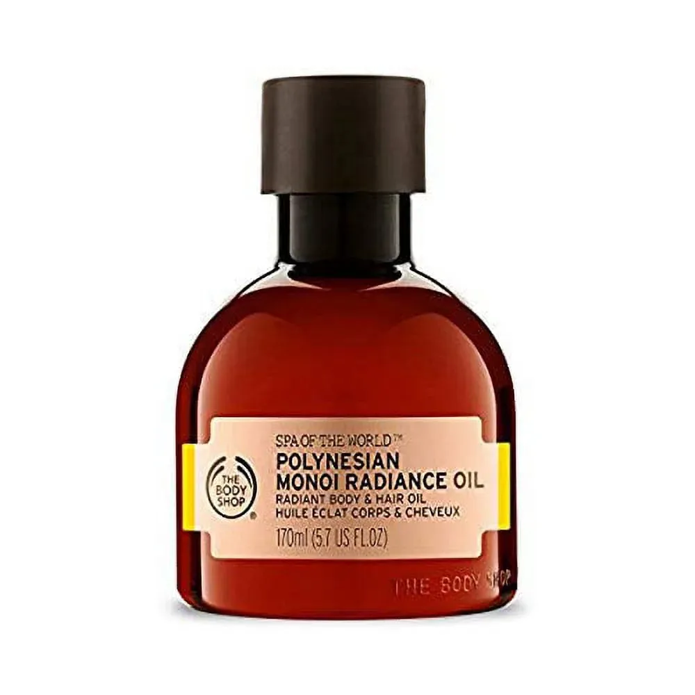 New The Body Shop Spa of the World Polynesian Monoi Radiance Oil, for Body and Hair, 5.7 fl. oz. Retails $69 