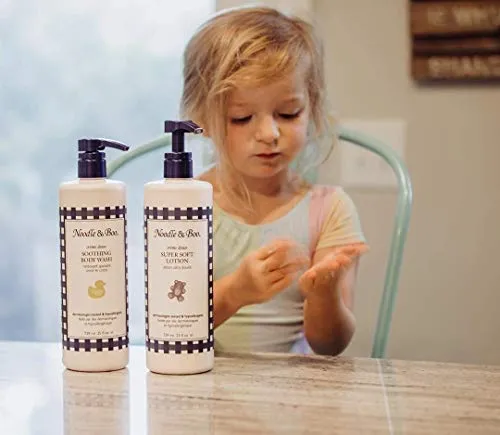 Noodle & Boo 2-in-1 Newborn Hair & Body Wash and Super Soft Lotion Bundle Kit, 25 Fl Oz (Pack of 2)