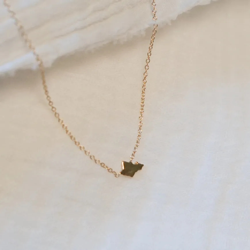 Oahu Necklace - Solid 14kt