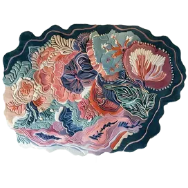 Ocean Blossom Hand Tufted Rug