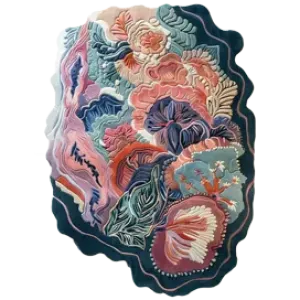 Ocean Blossom Hand Tufted Rug