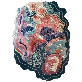 Ocean Blossom Hand Tufted Rug