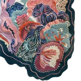 Ocean Blossom Hand Tufted Rug