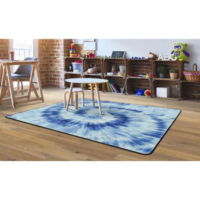 Ocean Tie Dye Classroom Rug