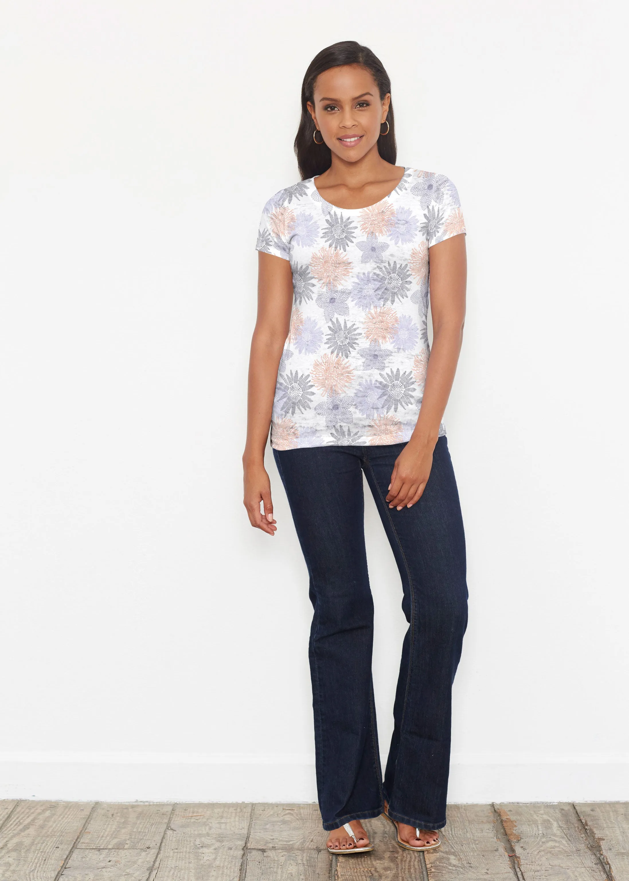 Off the Grid (7881) ~ Short Sleeve Scoop Shirt