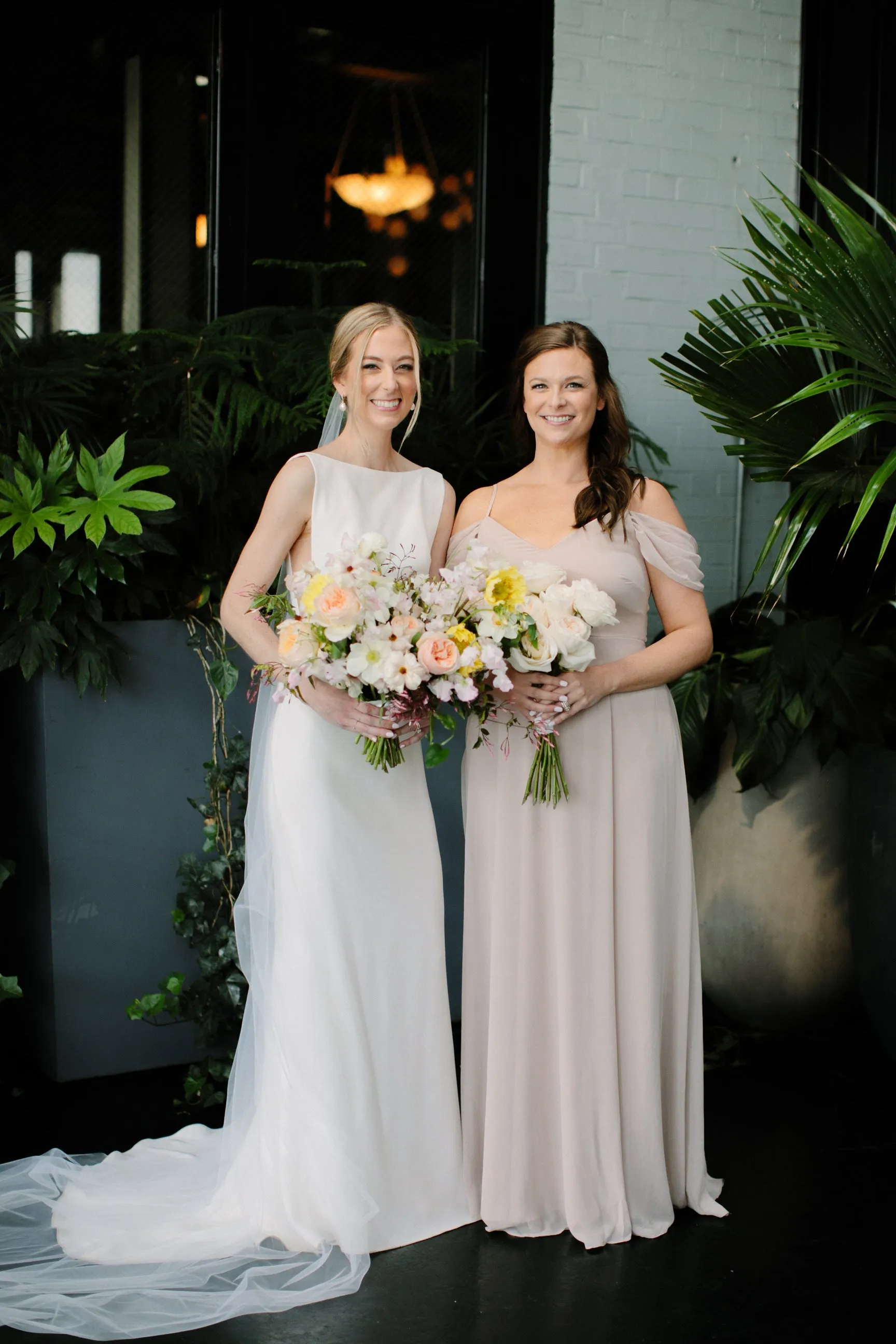 Off White Silk Cascade One Tier Wedding Veil in Chapel Length