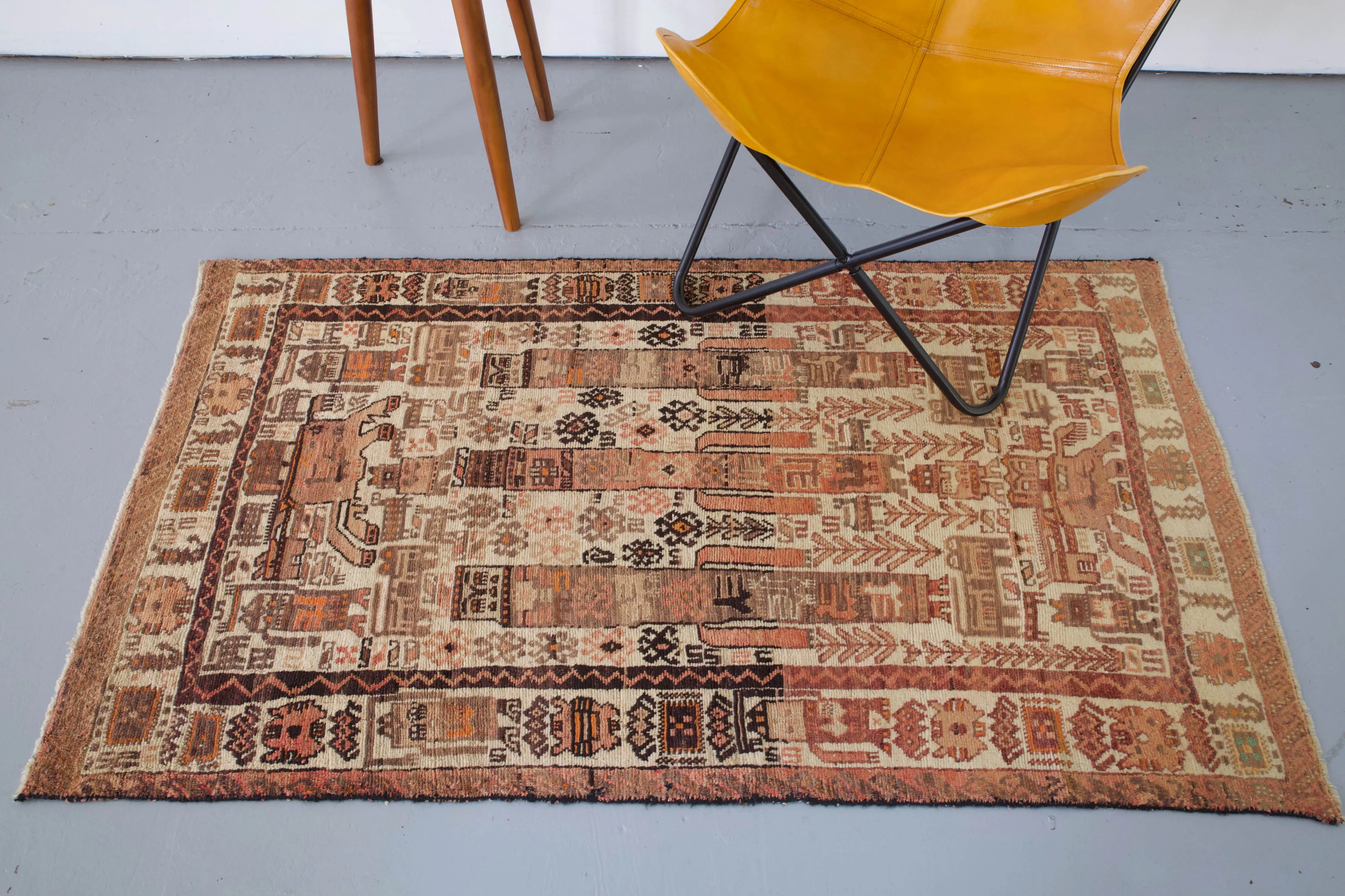 Old Persian Rug 3'x5'8"