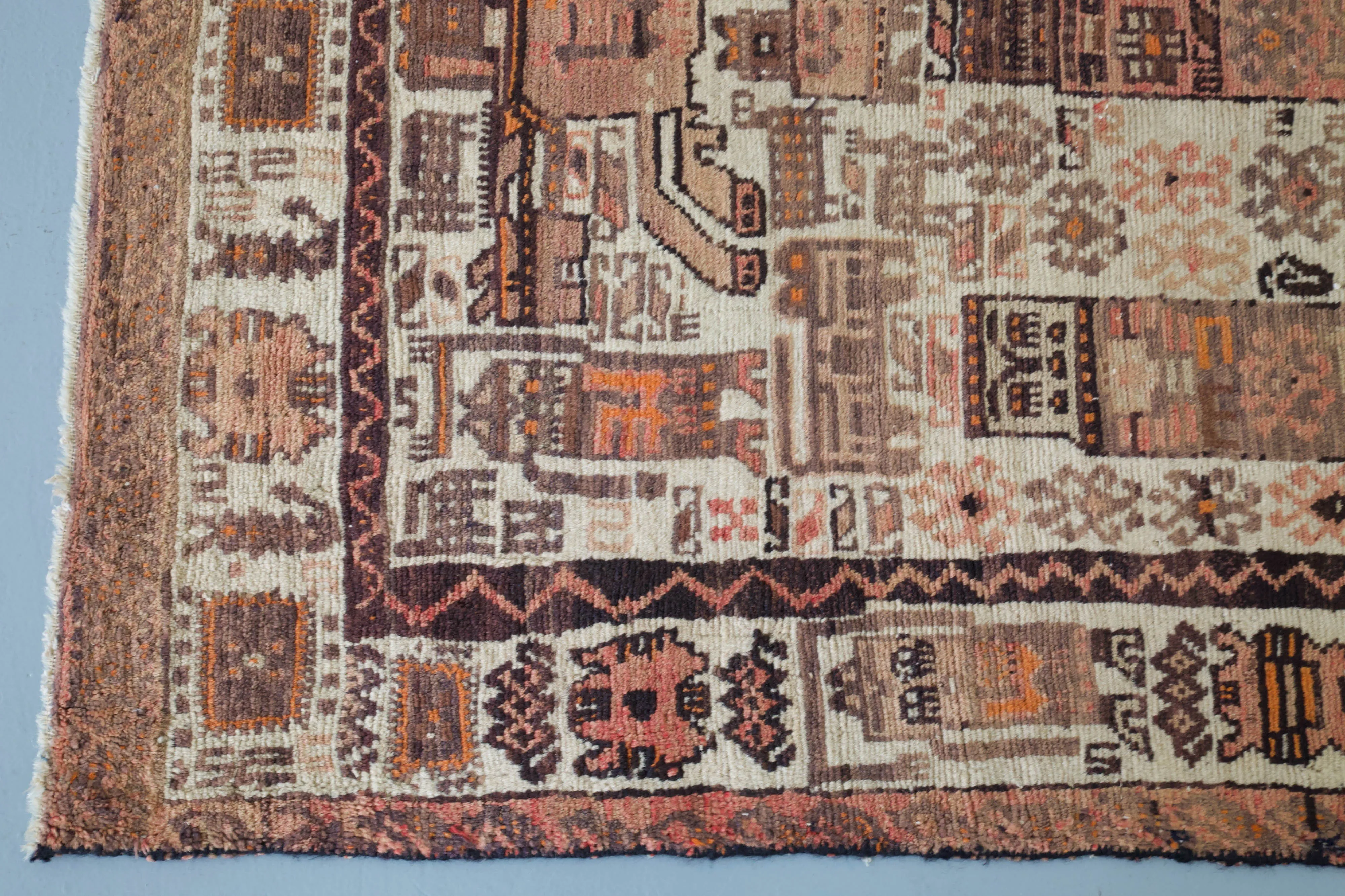 Old Persian Rug 3'x5'8"