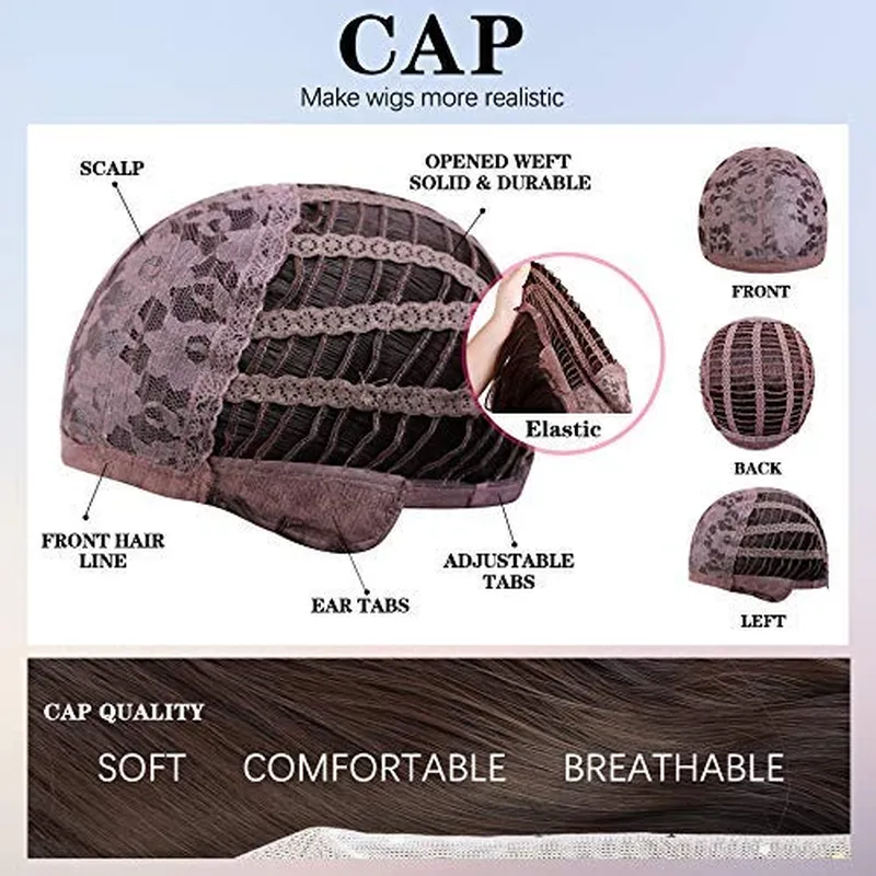 Ombre Brown to Blonde Long Natural Wave Wig
