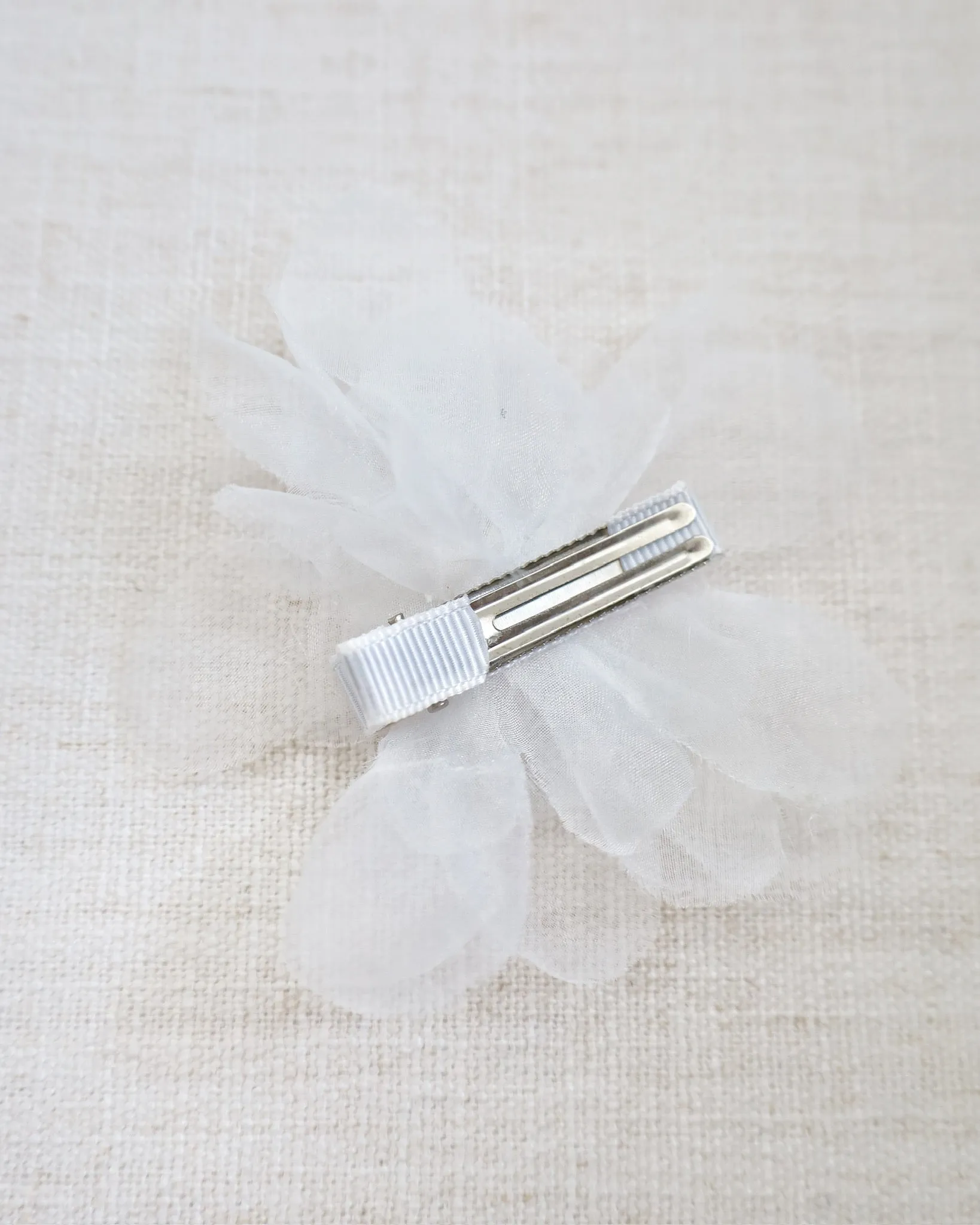 Ophelia Flower Hair Clip with Rhinestone