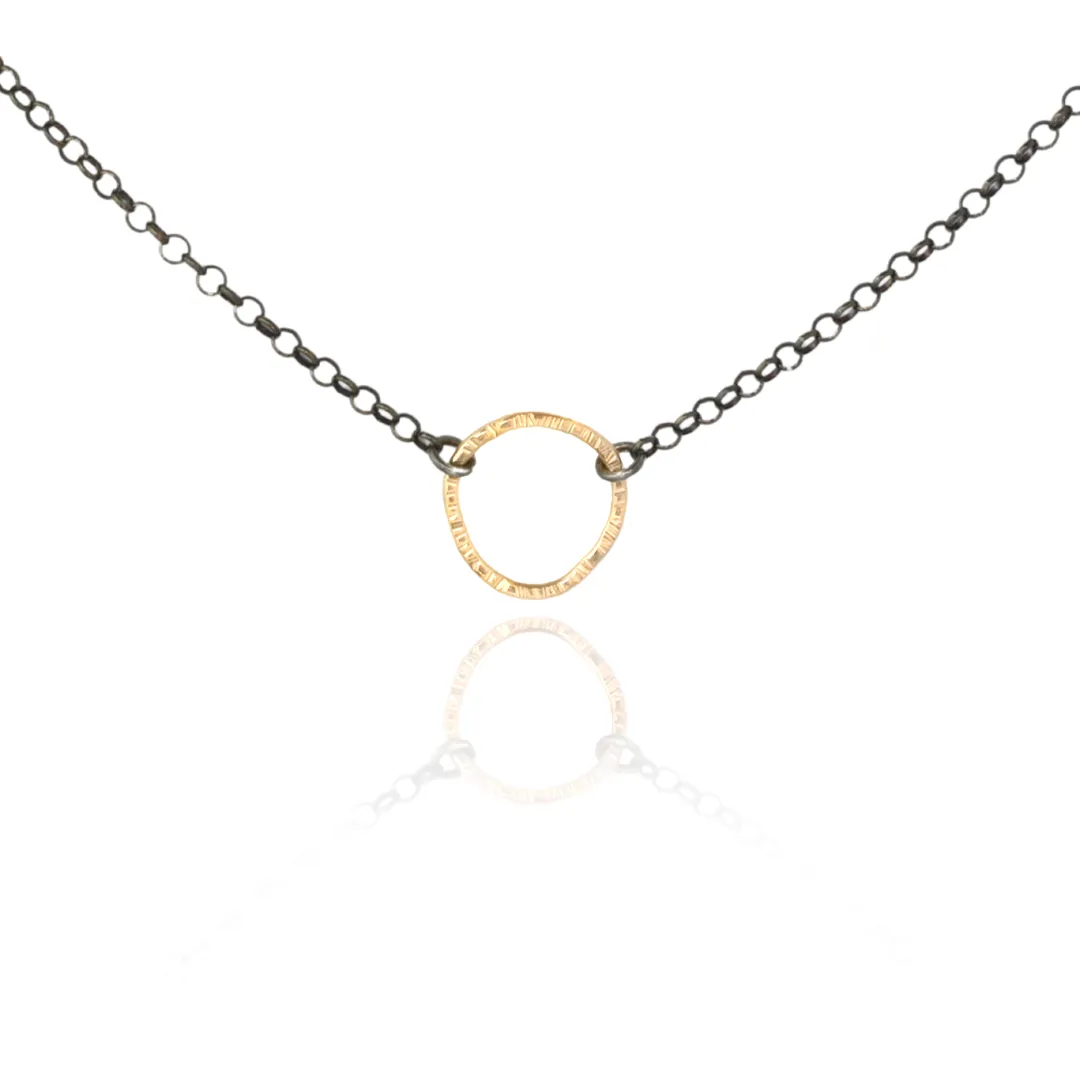 Organic Circle Necklace - Wobbly Choker
