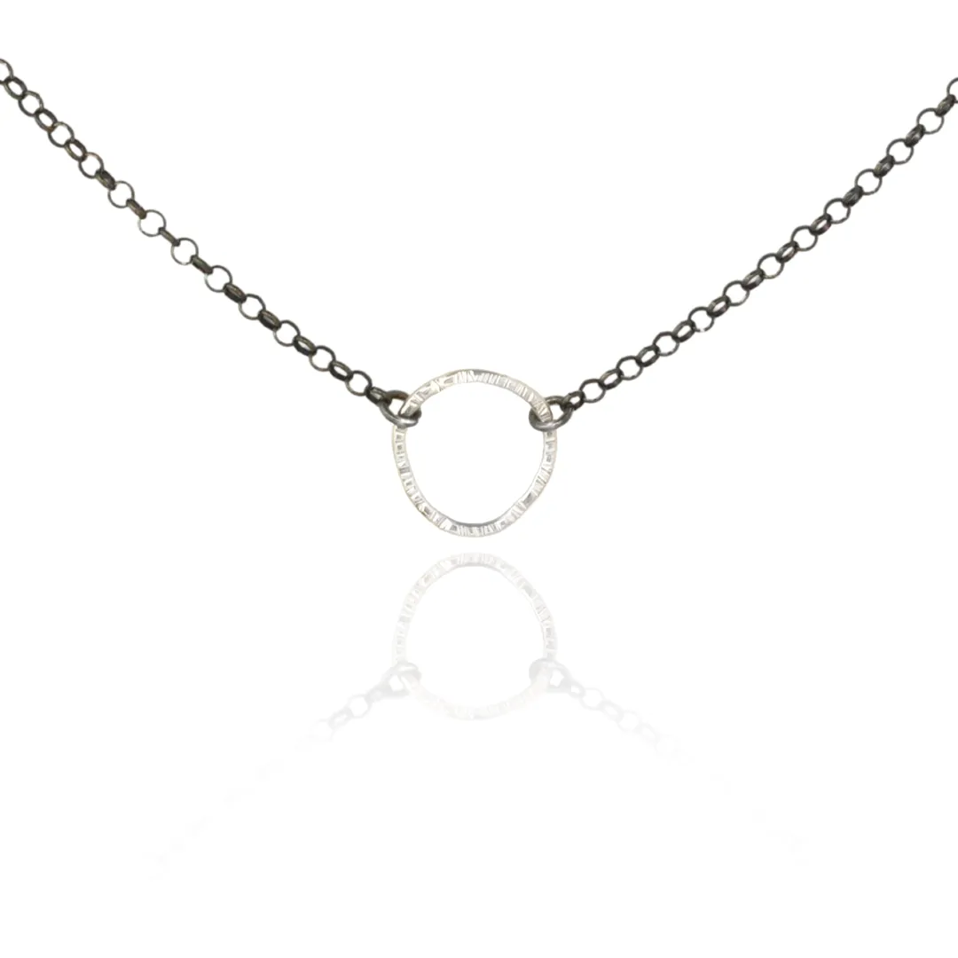 Organic Circle Necklace - Wobbly Choker