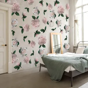 Oversized Classic Roses Flowers Floral Wall Stickers Art