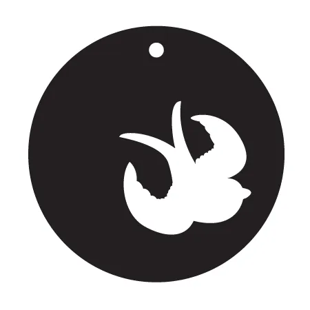 Pair Bird Discs - 4 Designs - 2 Pair