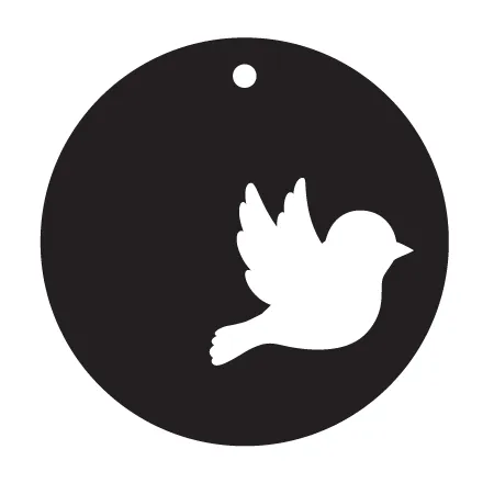 Pair Bird Discs - 4 Designs - 2 Pair