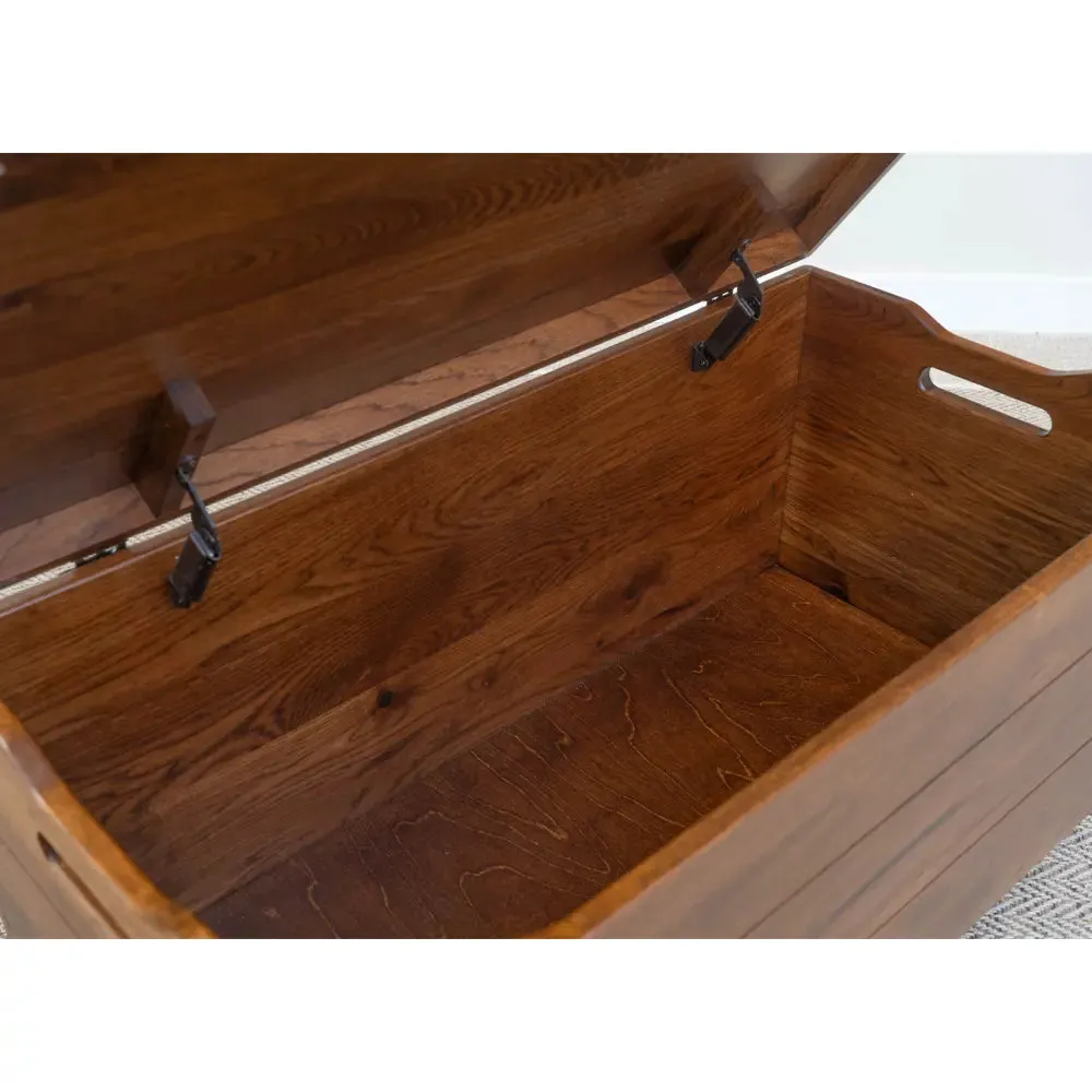 Palmer Hickory Blanket Chest, Asbury Stain