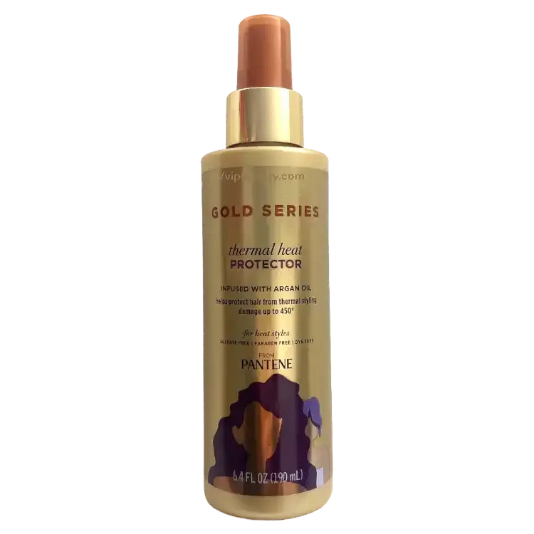 Pantene Gold Series Thermal Heat Protector 6.4 oz - Unleash the Power of Argan Oil for Heat Protection and Healthy Hair!